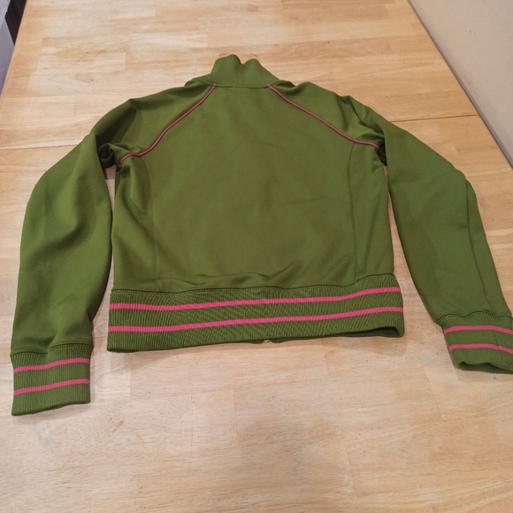 The North Face Girls M A5 SeriesOlive Green w Pink AccentsWarm-Up Jacket - Picture 11 of 15